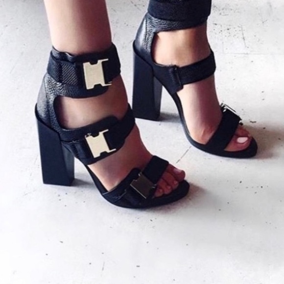 Manning Cartell Transformer Buckle strap block Heels - Picture 4 of 15